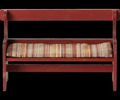 Online Maileg Bench, Mouse - Red