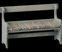 Hot Maileg Bench, Mouse - Vintage off white