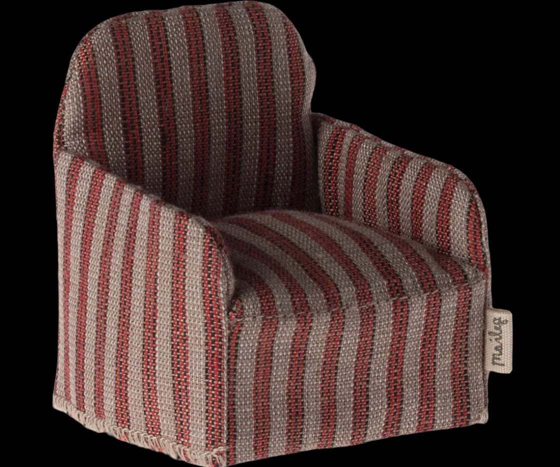 Sale Maileg Chair, Mouse - Stripe