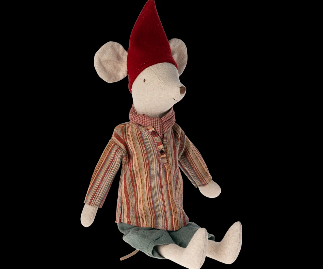 Online Maileg Christmas mouse, Medium - Boy