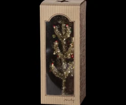 Clearance Maileg Christmas tree, Gold - Red and green decoration