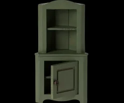 Outlet Maileg Corner cabinet, Mouse - Dark green
