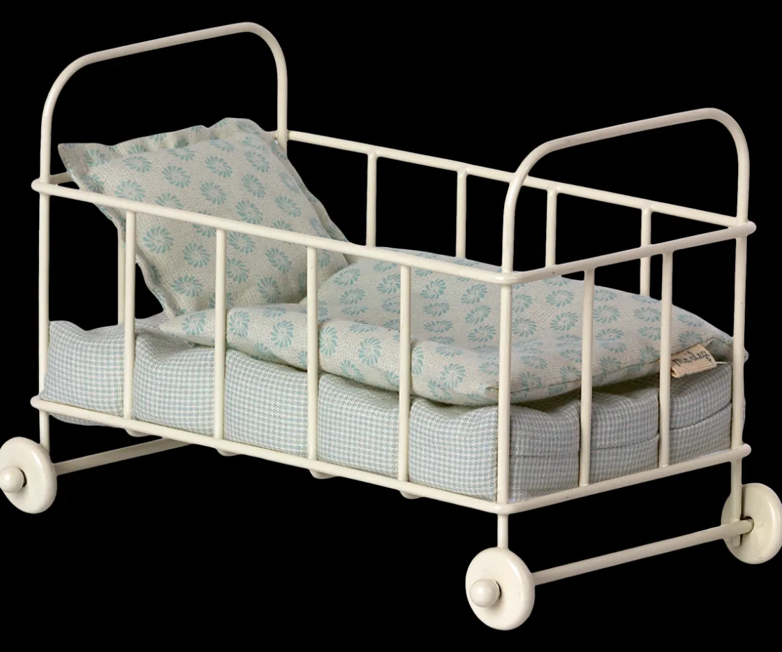 Best Sale Maileg Cot bed, Micro - Blue