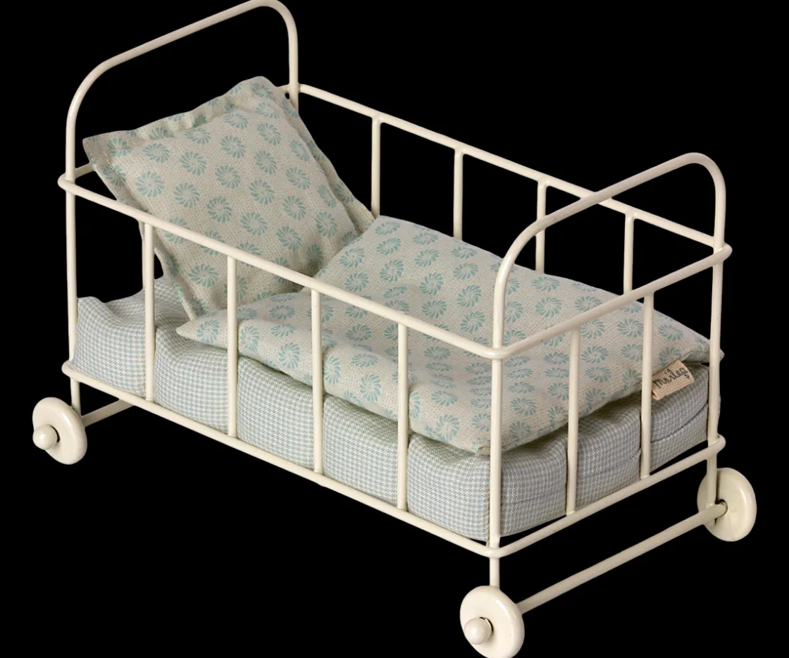 Best Sale Maileg Cot bed, Micro - Blue