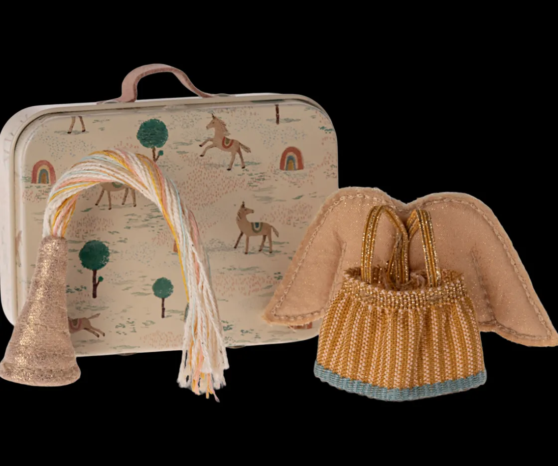 New Maileg Fairy clothes in suitcase, Little sister mouse
