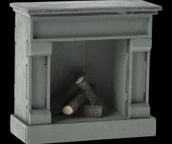 Cheap Maileg Fireplace, Mouse - Blue