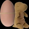 Sale Maileg Gantosaurus in egg, Medium - Dark ocher