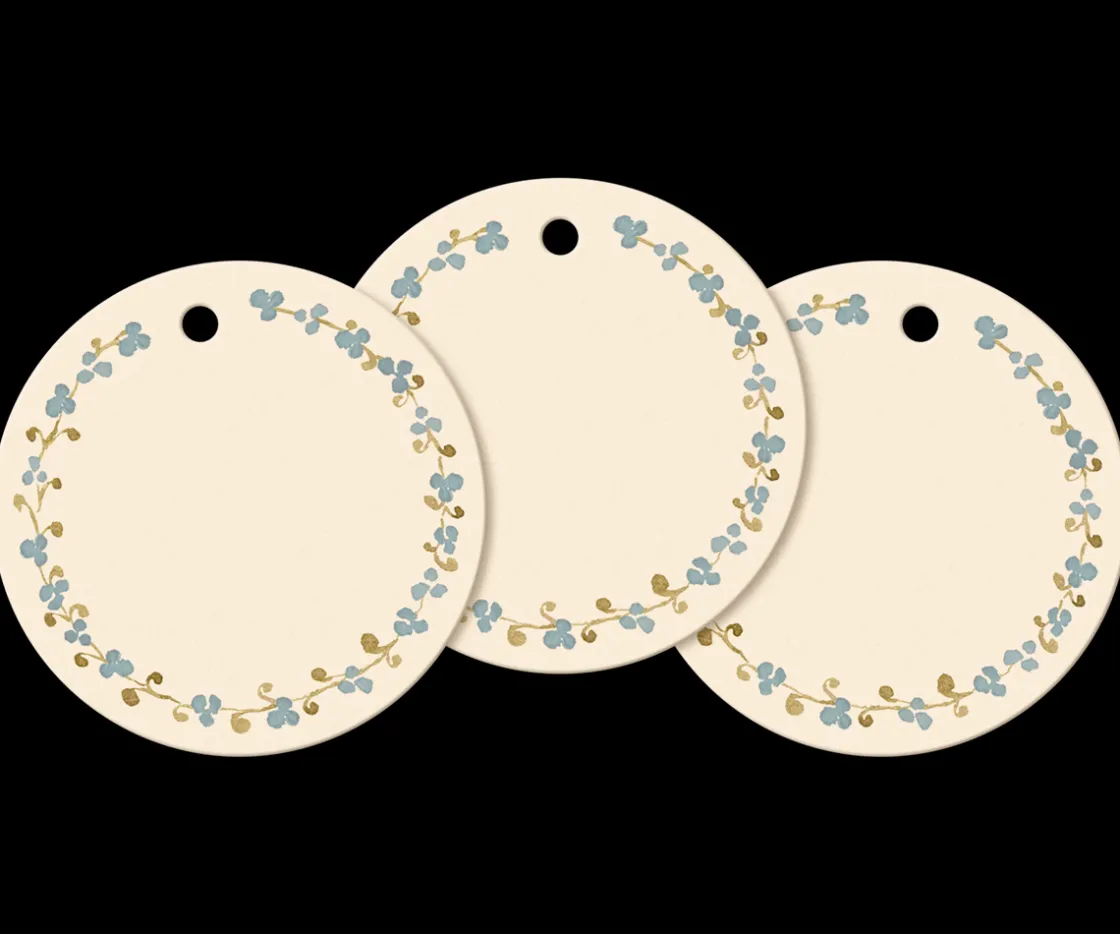 Discount Maileg Gift tags, Ring of flowers, 15 pcs.