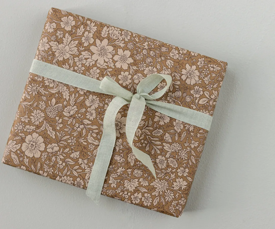Fashion Maileg Gift wrap, Blossom ocher - 10 m