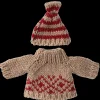New Maileg Knitted sweater and hat, Mum mouse