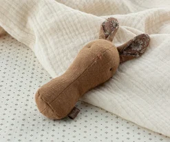Sale Maileg Lullaby friends, Bunny rattle - Chocolate