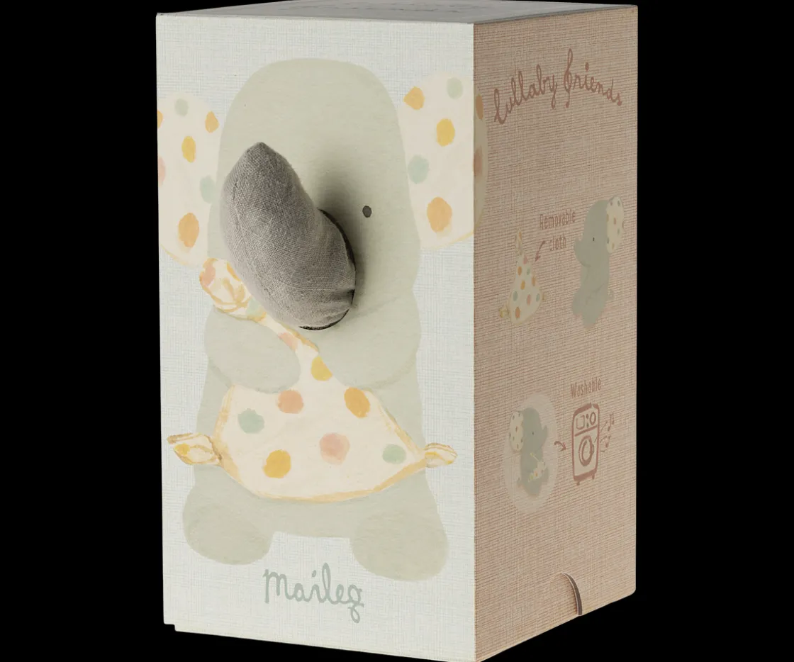 Discount Maileg Lullaby friends, Elephant - Iron grey