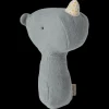 Fashion Maileg Lullaby friends, Rhino rattle - Dusty blue