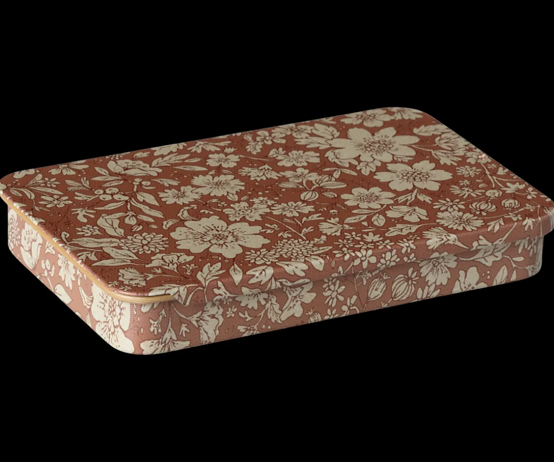 Fashion Maileg Metal box w. sliding lid, Blossom - Heather