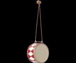 Best Maileg Metal ornament, Large drum - Red