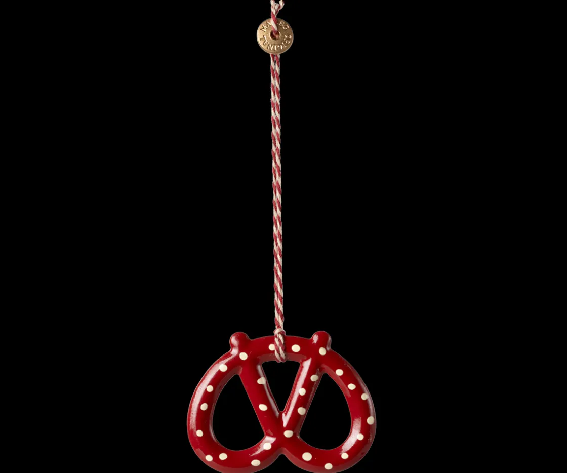 Cheap Maileg Metal ornament, Pretzel - Dot