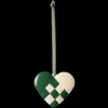Best Sale Maileg Metal ornament, Small heart - Dark green