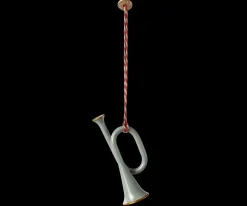 Cheap Maileg Metal ornament, Trumpet - Mint