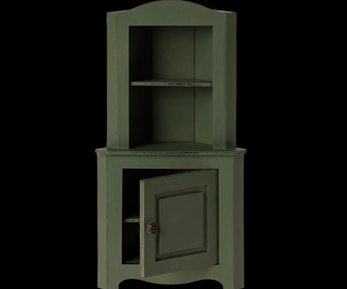 Flash Sale Maileg Miniature corner cabinet - Dark green