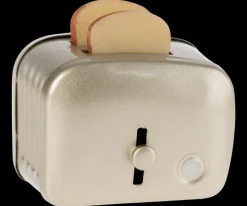 Best Sale Maileg Miniature toaster with bread - Silver