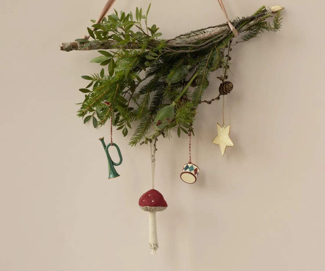 Discount Maileg Mushroom ornament - Red