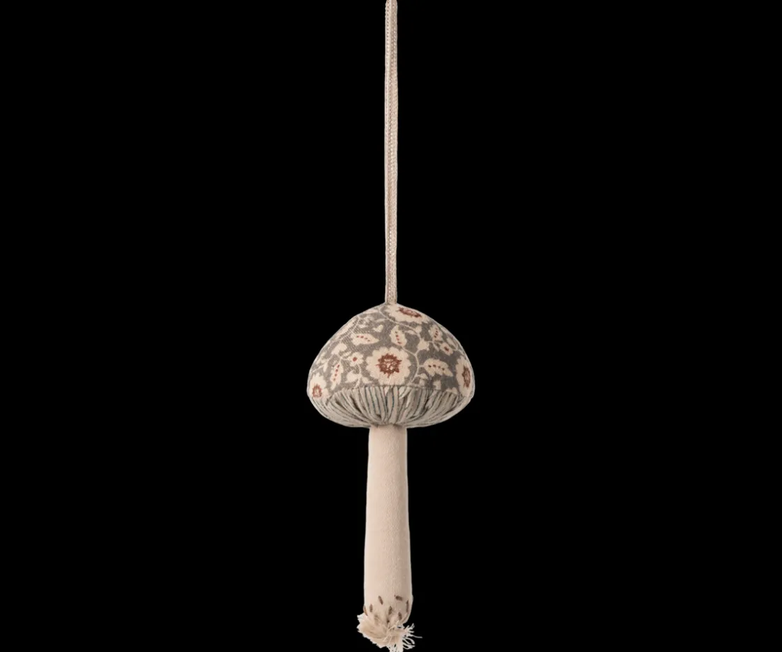 Online Maileg Mushroom ornament, Winter flower - Green