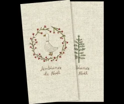 Store Maileg Napkin, Goose - Small