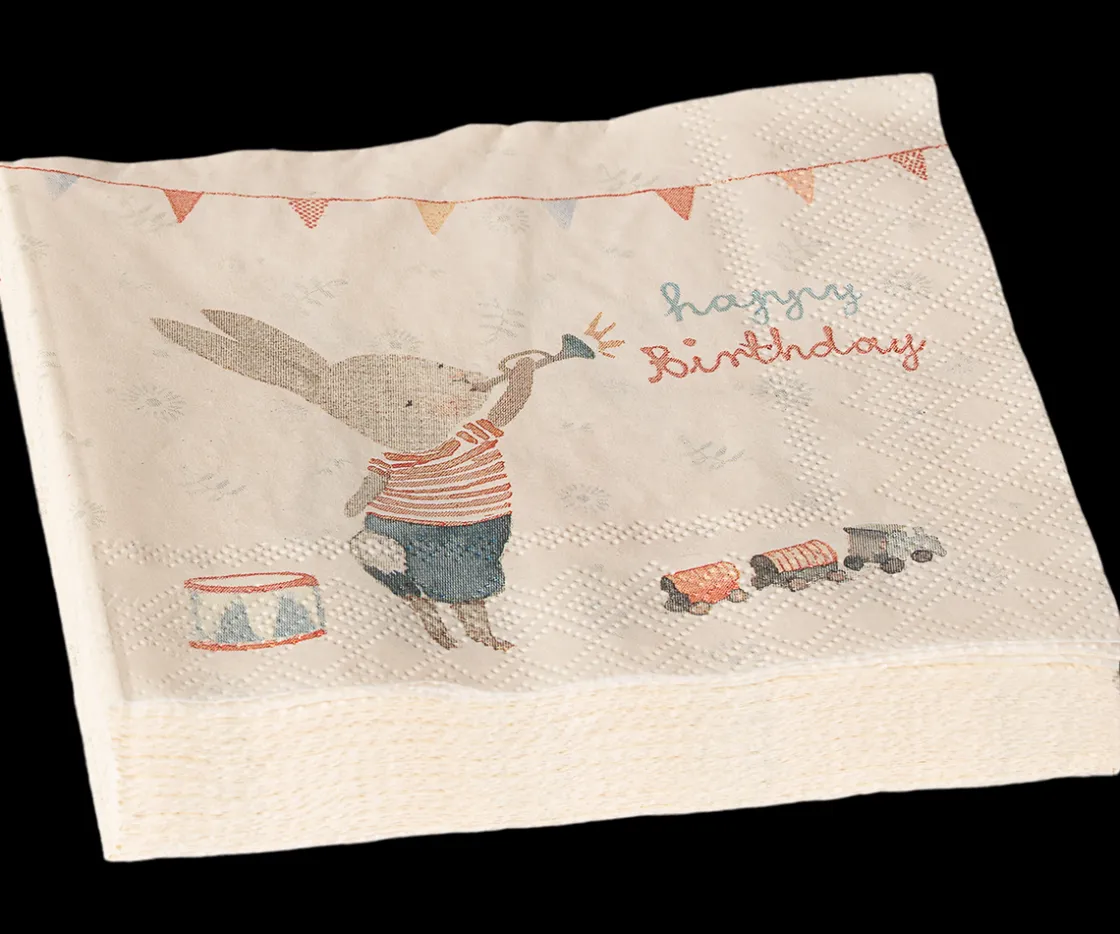 Hot Maileg Napkin, Happy day
