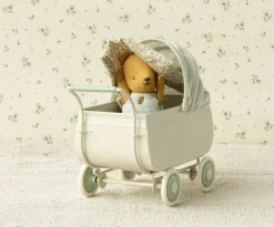 Discount Maileg Pram, Micro - Blue