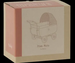 Hot Maileg Pram, Micro - Coral