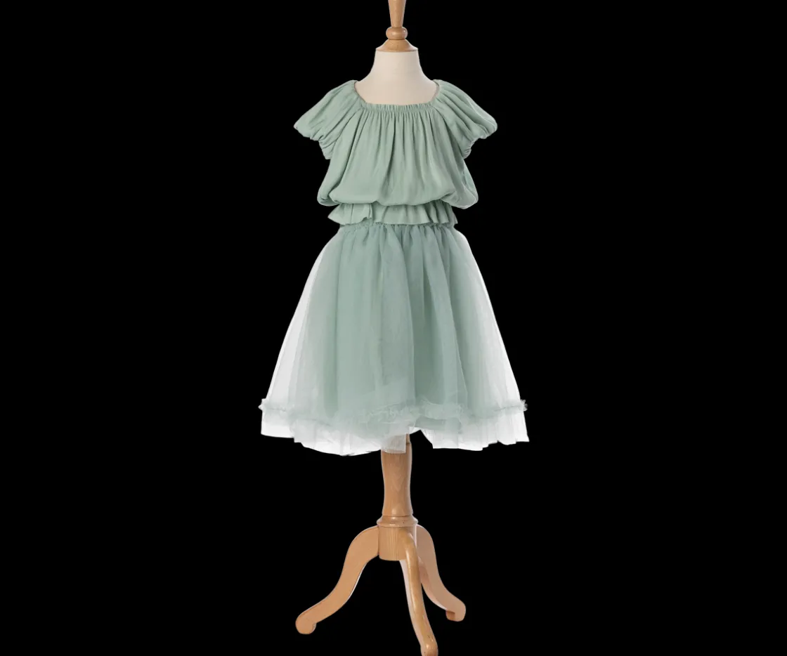 New Maileg Princess blouse, 6-8 years - Mint