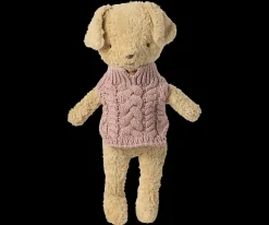 Discount Maileg Puppy supply, Sweater - Dark rose