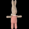 Clearance Maileg Rabbit, My - Red check