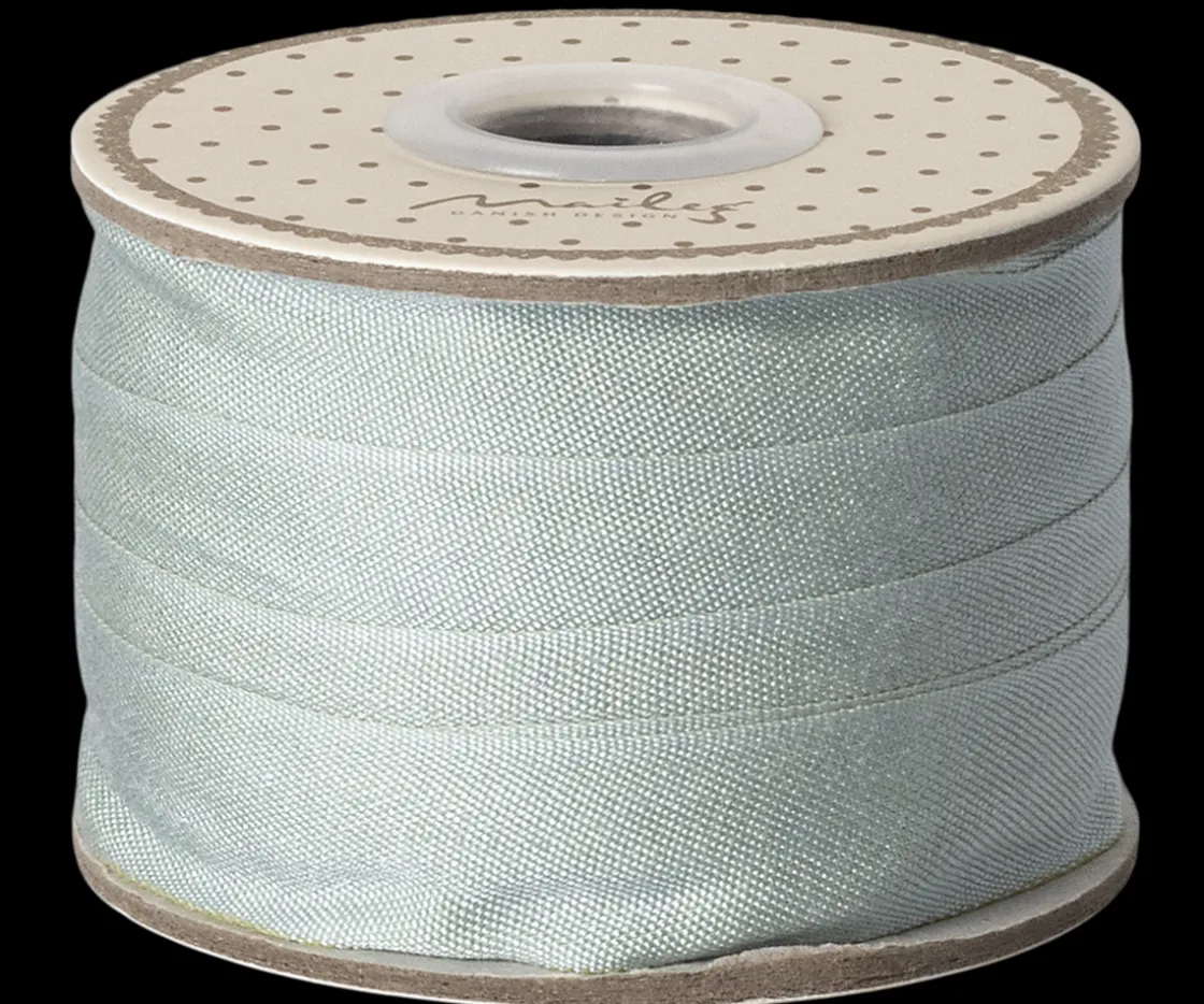 Hot Maileg Ribbon, W: 18 mm x L: 10 m - Dusty mint