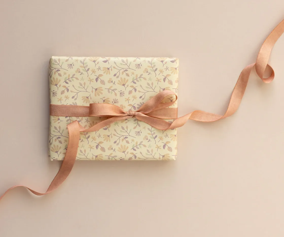 New Maileg Ribbon, W: 13 mm x L: 10 m - Peach rose