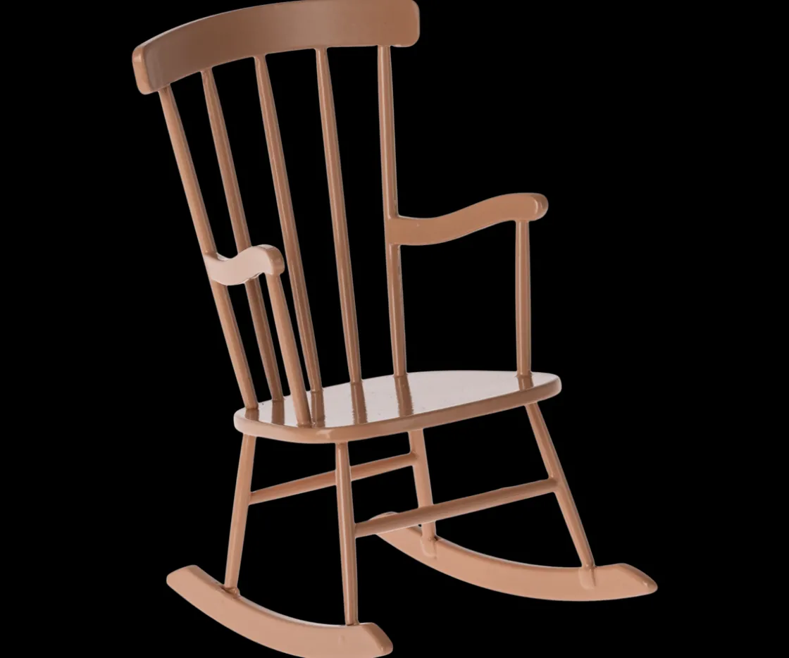 Store Maileg Rocking chair, Mini - Dark powder