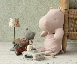 New Maileg Safari friends, Medium hippo - Light rose