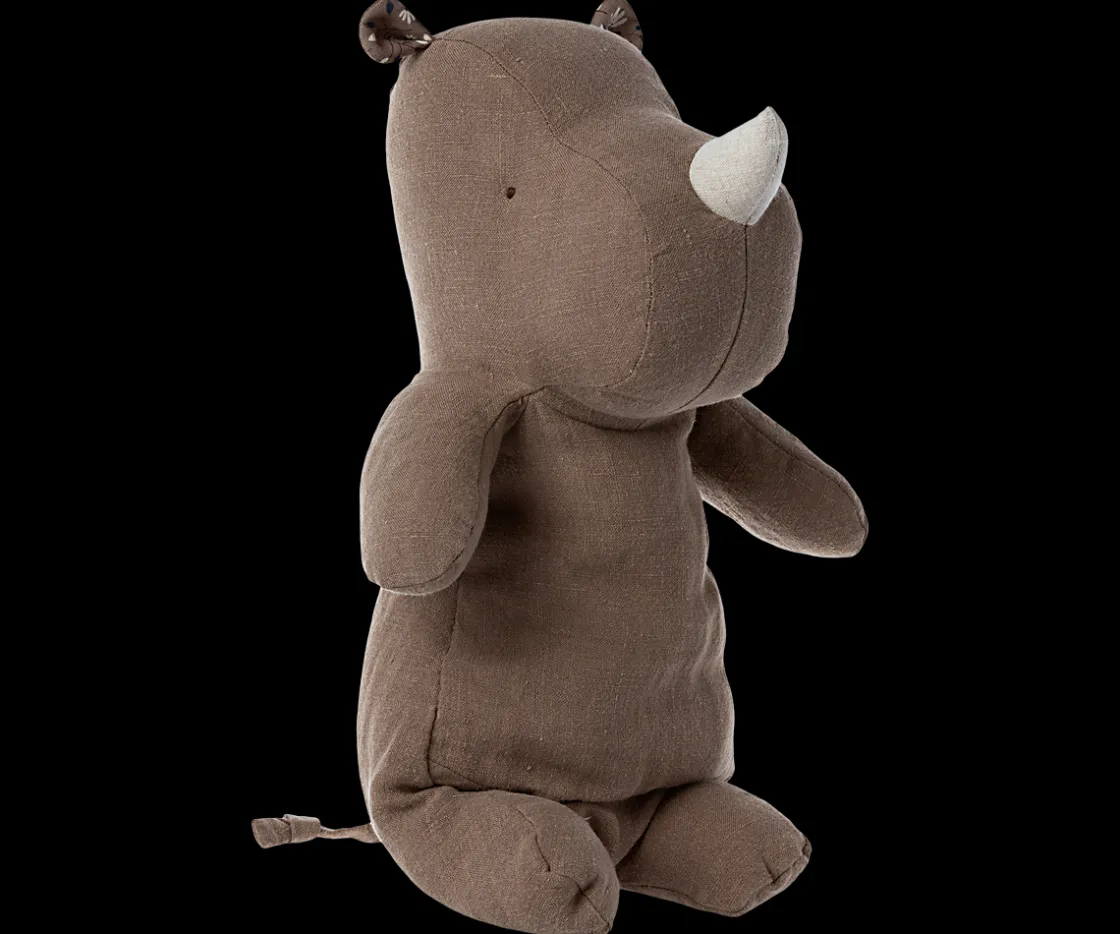 Sale Maileg Safari friends, Rhino, Medium - Light brown