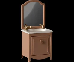Best Sale Maileg Sink dresser, Mouse - Dark Powder