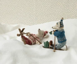 Outlet Maileg Ski and ski poles, Mum & Dad mouse