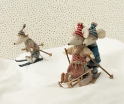 Store Maileg Sled, Mouse