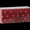 New Maileg Storage suitcase, Small - Red with dots