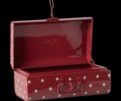 New Maileg Storage suitcase, Small - Red with dots