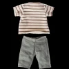 Cheap Maileg Striped blouse and pants, Size 2
