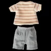 Hot Maileg Striped blouse and shorts, Size 1