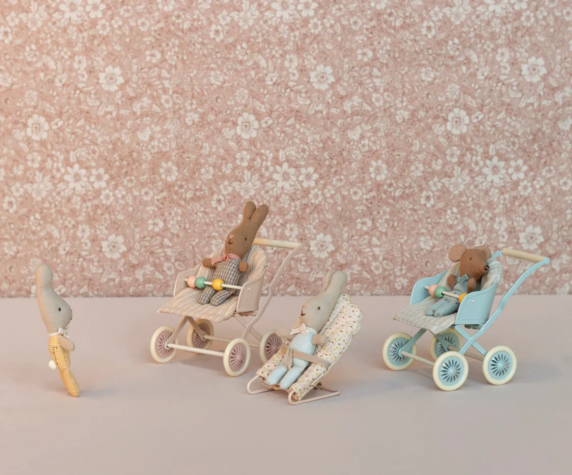Best Sale Maileg Stroller, Baby - Blue