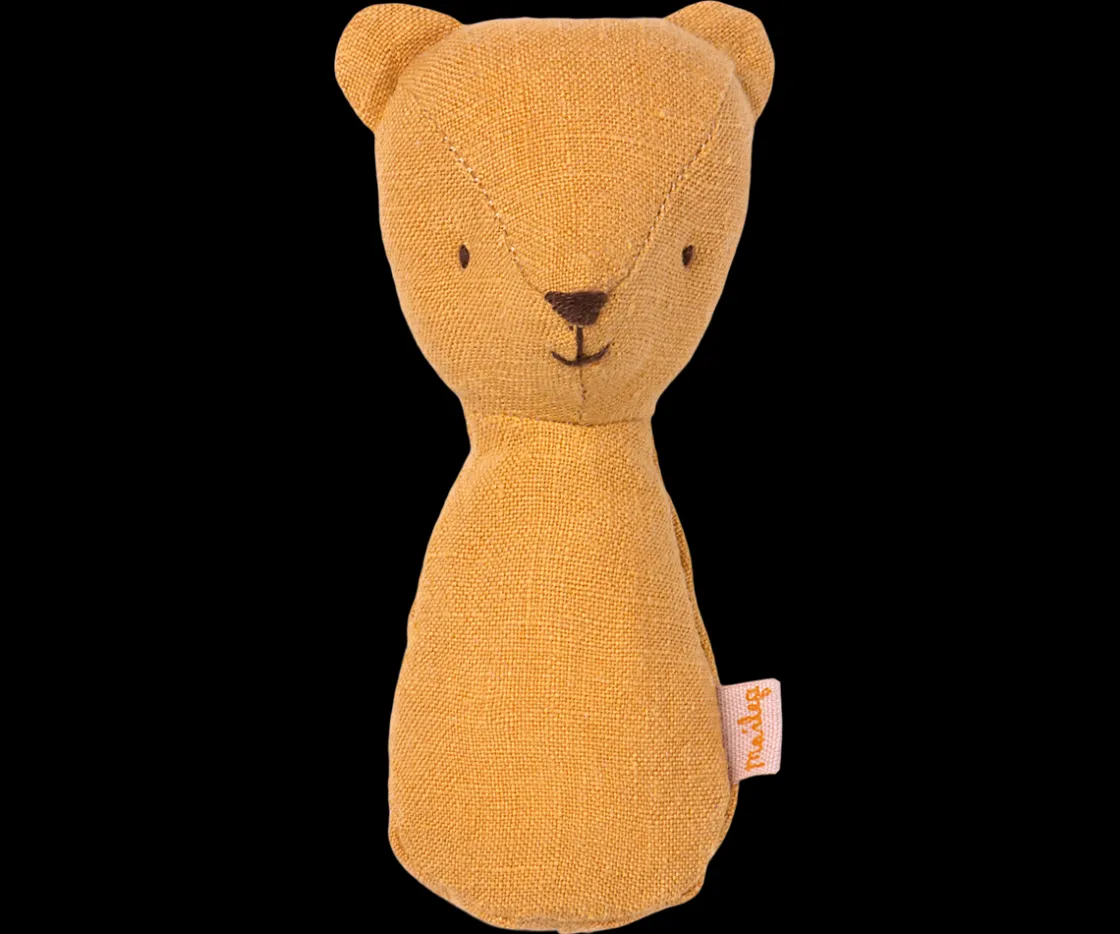 Discount Maileg Teddy rattle - Dusty yellow