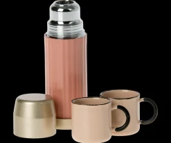 Sale Maileg Thermos and cups - Soft coral