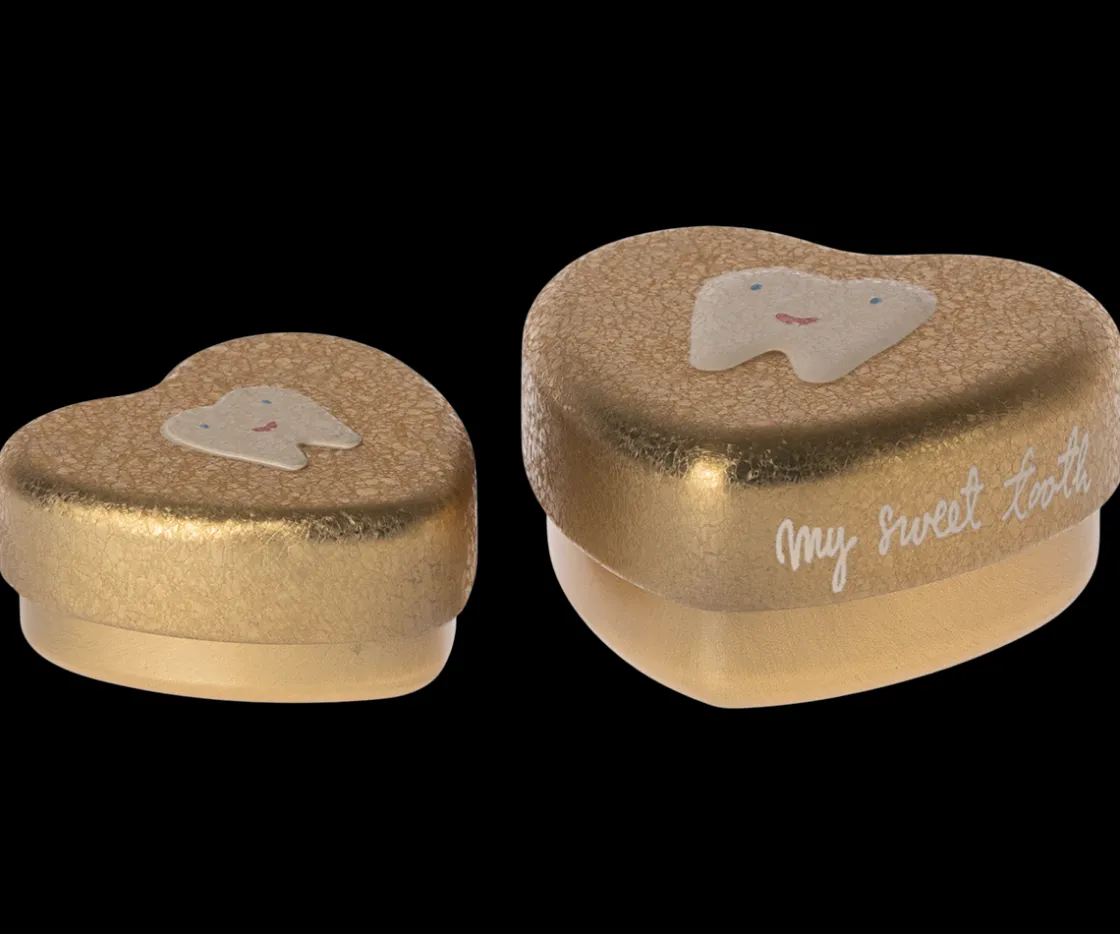 Best Sale Maileg Tooth box, 2 pcs set - Gold