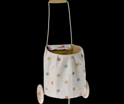 New Maileg Trolley, Multi dots - Yellow